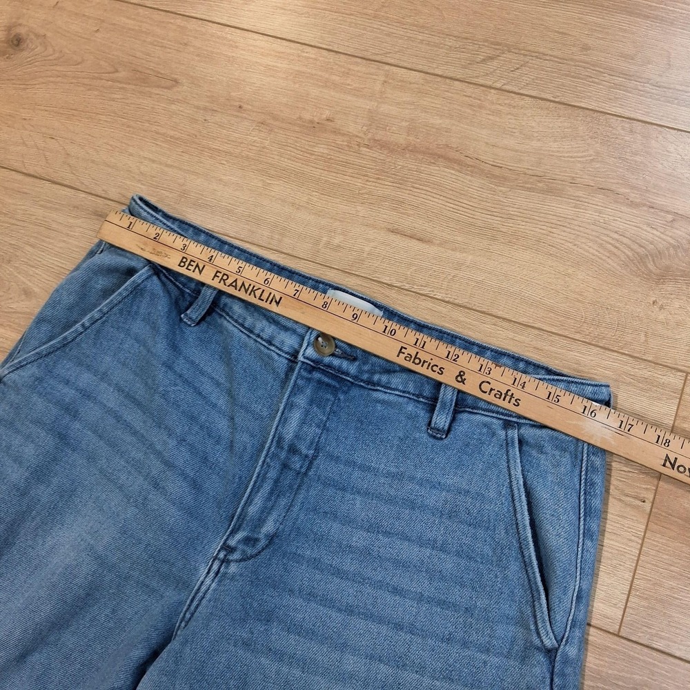 KanCan Wide Leg Flare Jeans in Medium Blue Wash - Picture 5 of 9